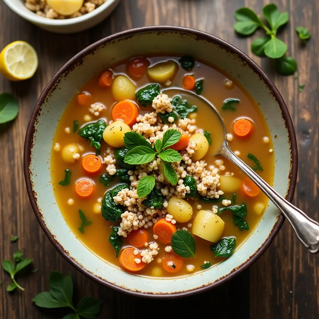 Protein-Packed Quinoa Chicken Soup