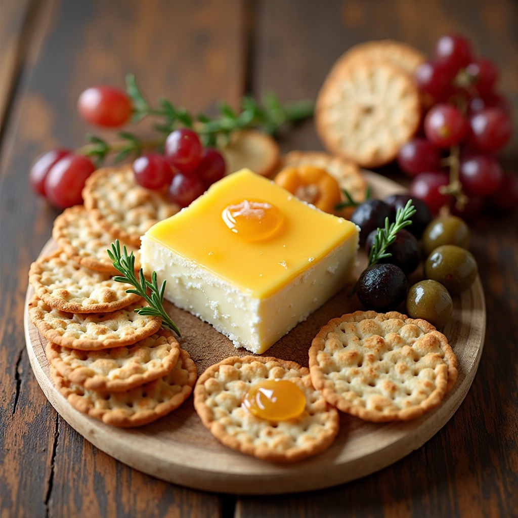 Whole Grain Crackers with Cheese