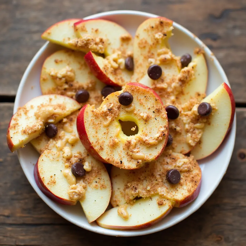 Apple Slices with Almond Butter