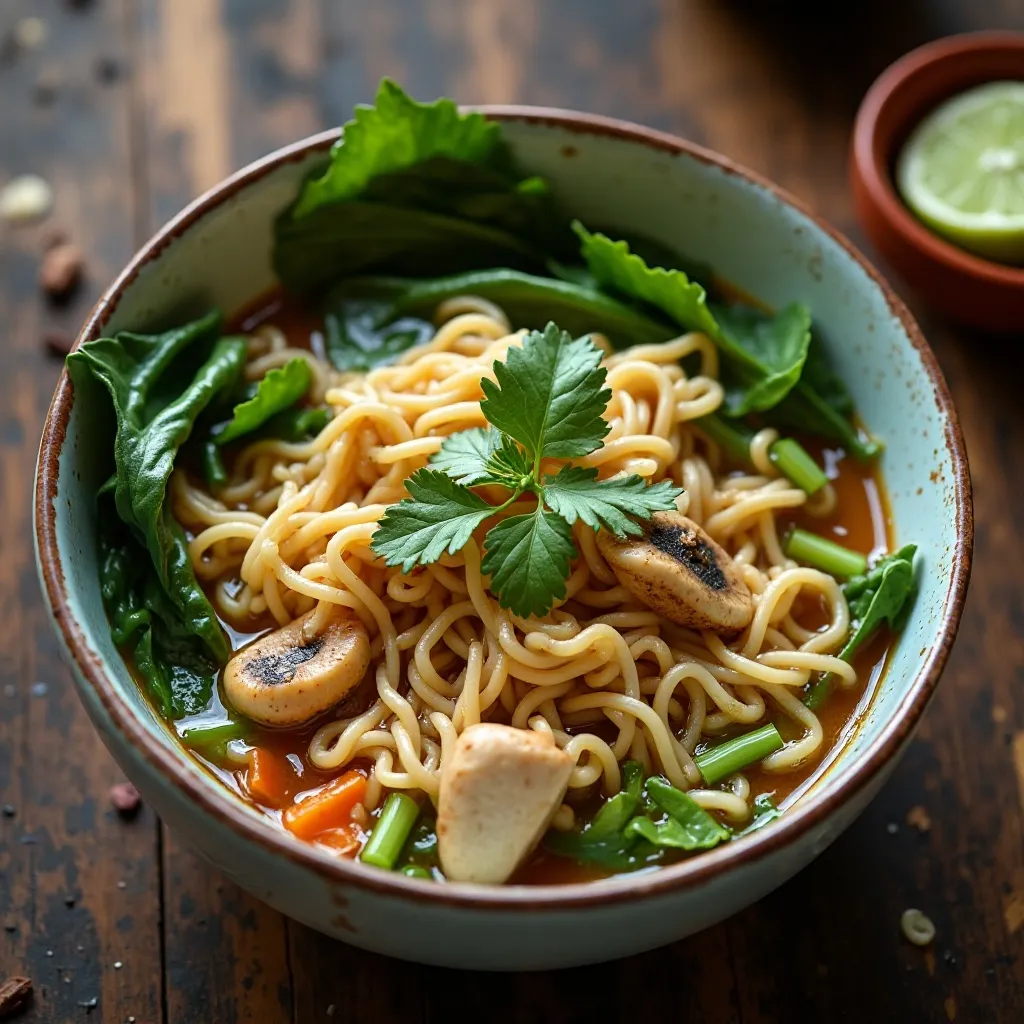 Asian-Inspired Chicken Noodle Soup
