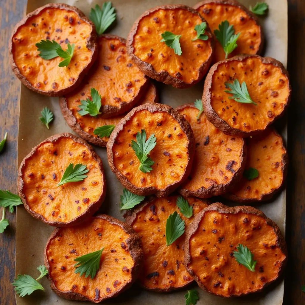 Baked Sweet Potato Rounds