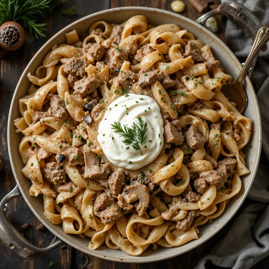 Beef Stroganoff Pasta