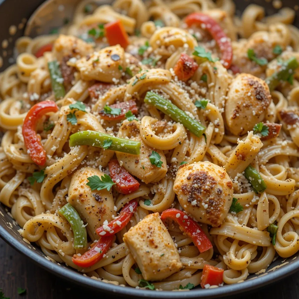 Cajun Chicken Alfredo Pasta