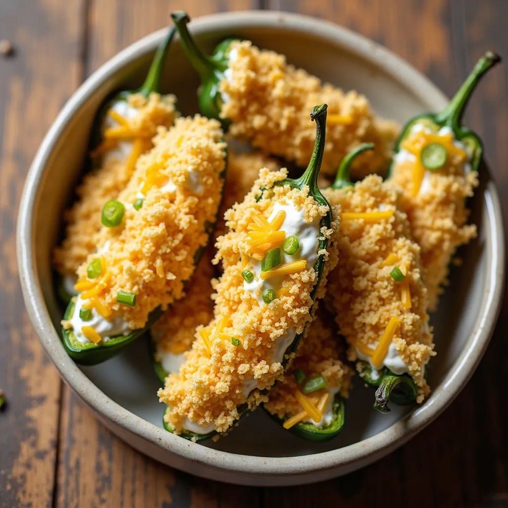 Cheesy Jalapeño Poppers
