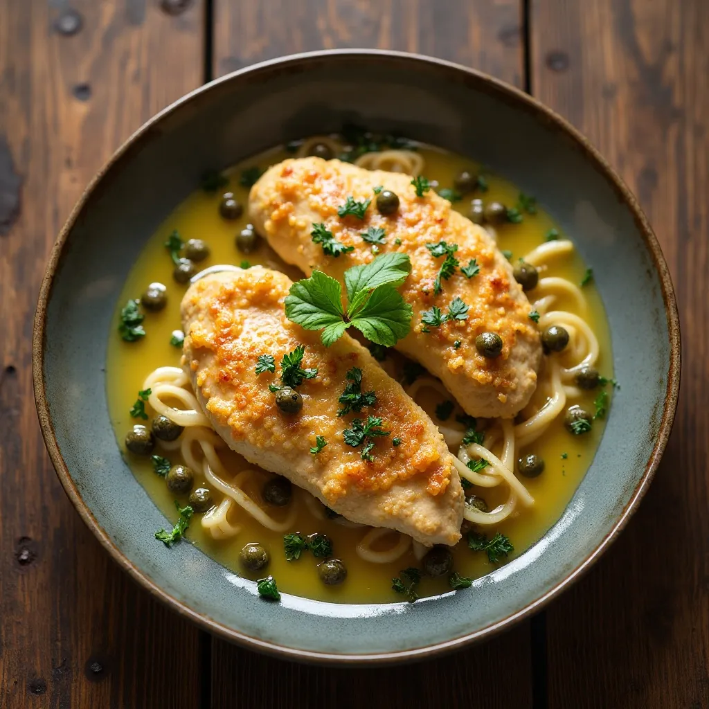Chicken Piccata for Two