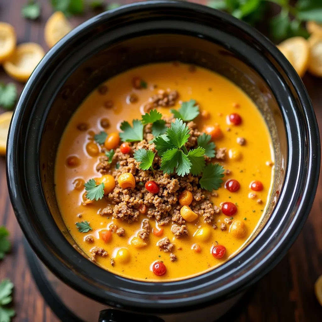 Classic Crockpot Queso