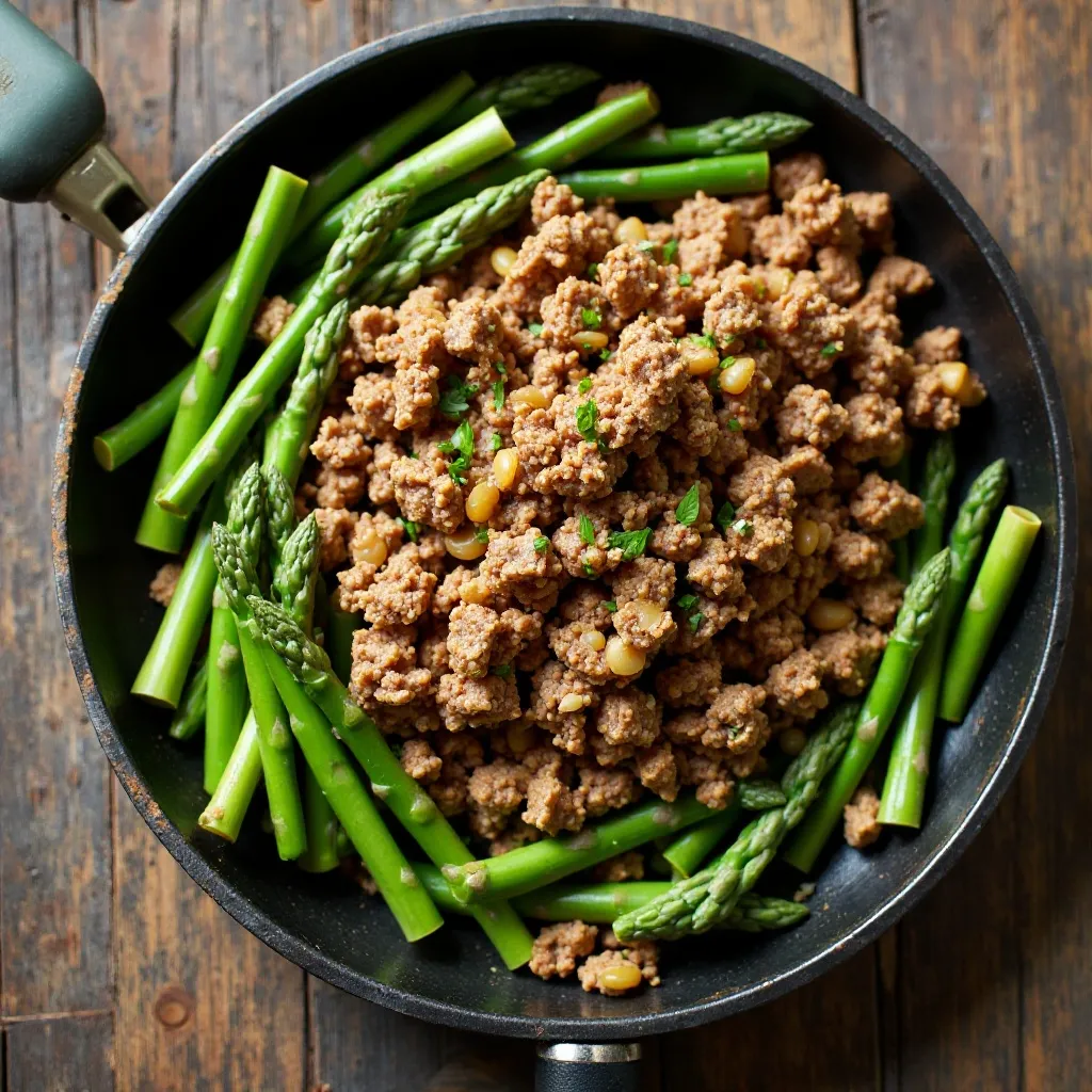 Classic Garlic Beef and Asparagus Stir-Fry