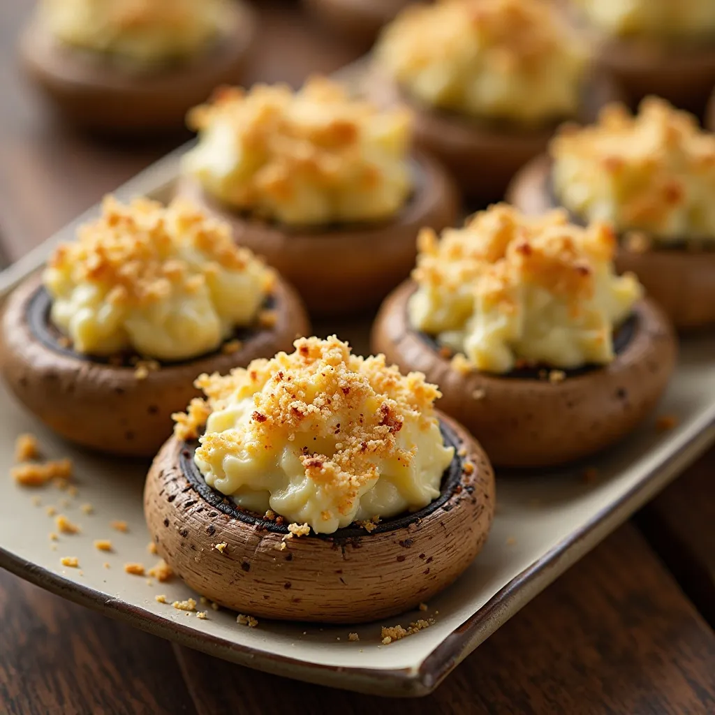 Crab-Stuffed Mushrooms