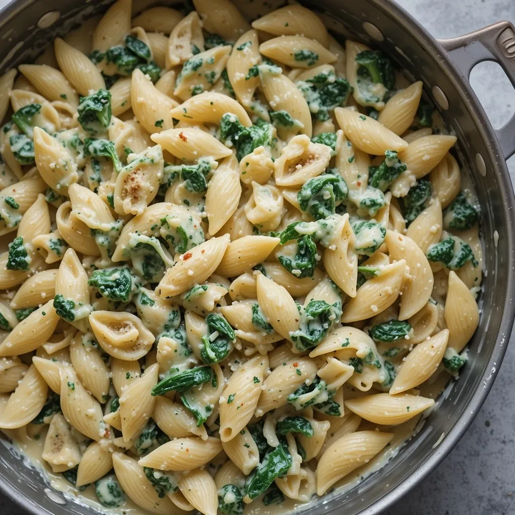 Creamy Spinach and Artichoke Pasta