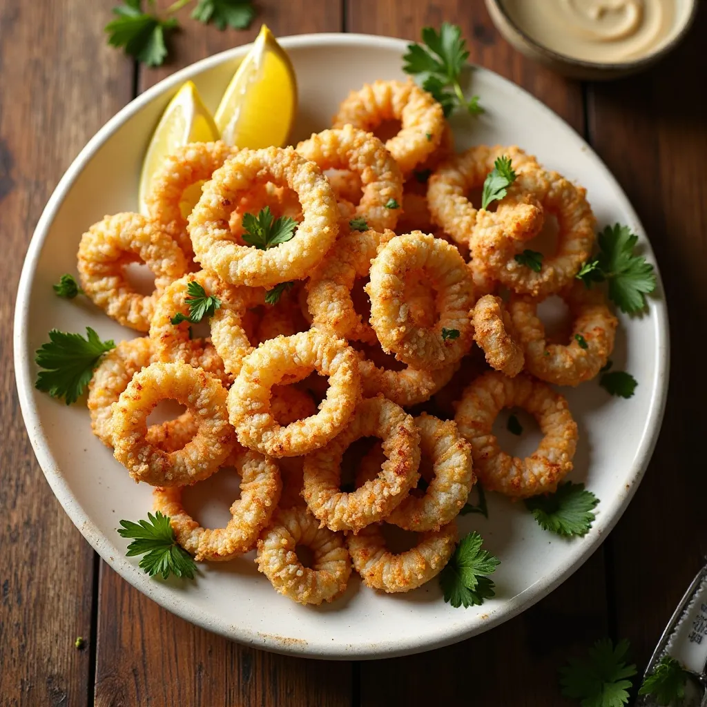 Crispy Calamari with Spicy Aioli