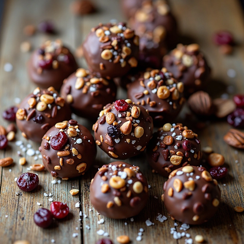 Dark Chocolate and Nut Clusters