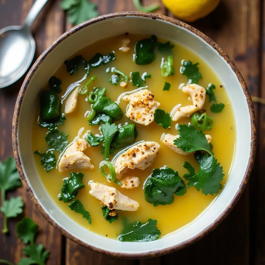 Lemon Ginger Detox Chicken Soup