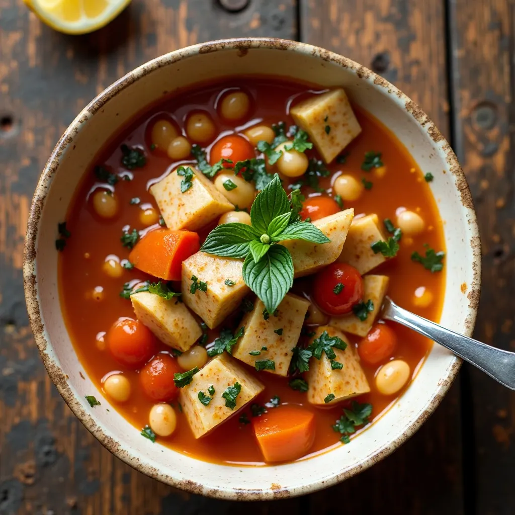Mediterranean Chicken Vegetable Soup