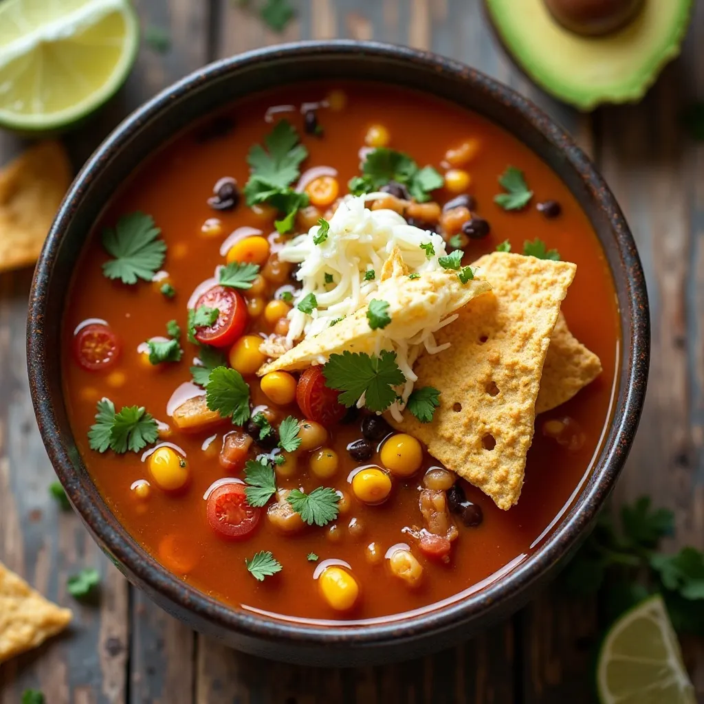 Mexican-Inspired Chicken Tortilla Soup