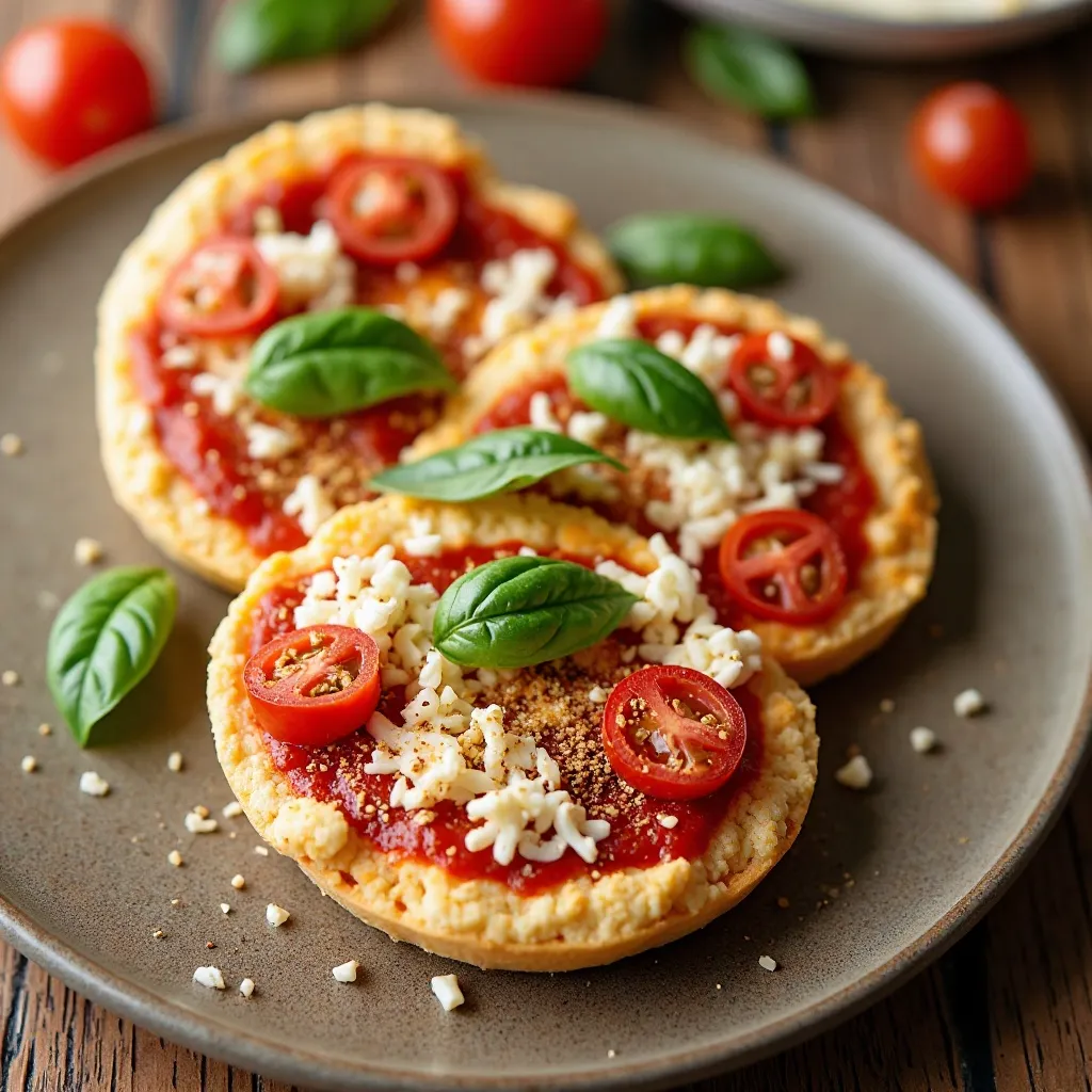 Rice Cake Pizza Bites