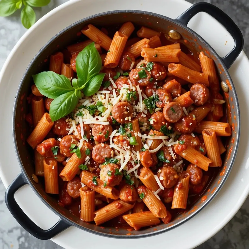 Spicy Arrabbiata with Italian Sausage