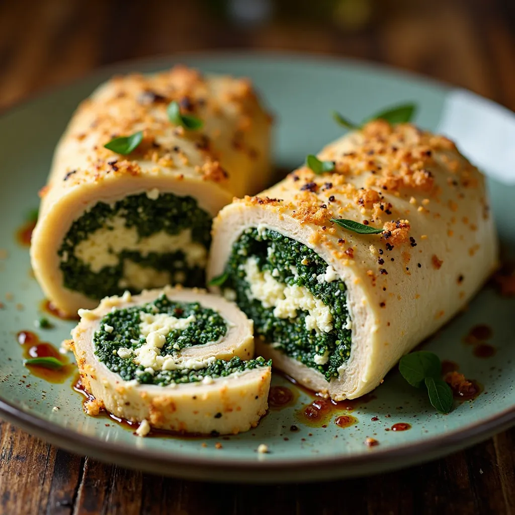 Stuffed Chicken Breast with Spinach and Feta