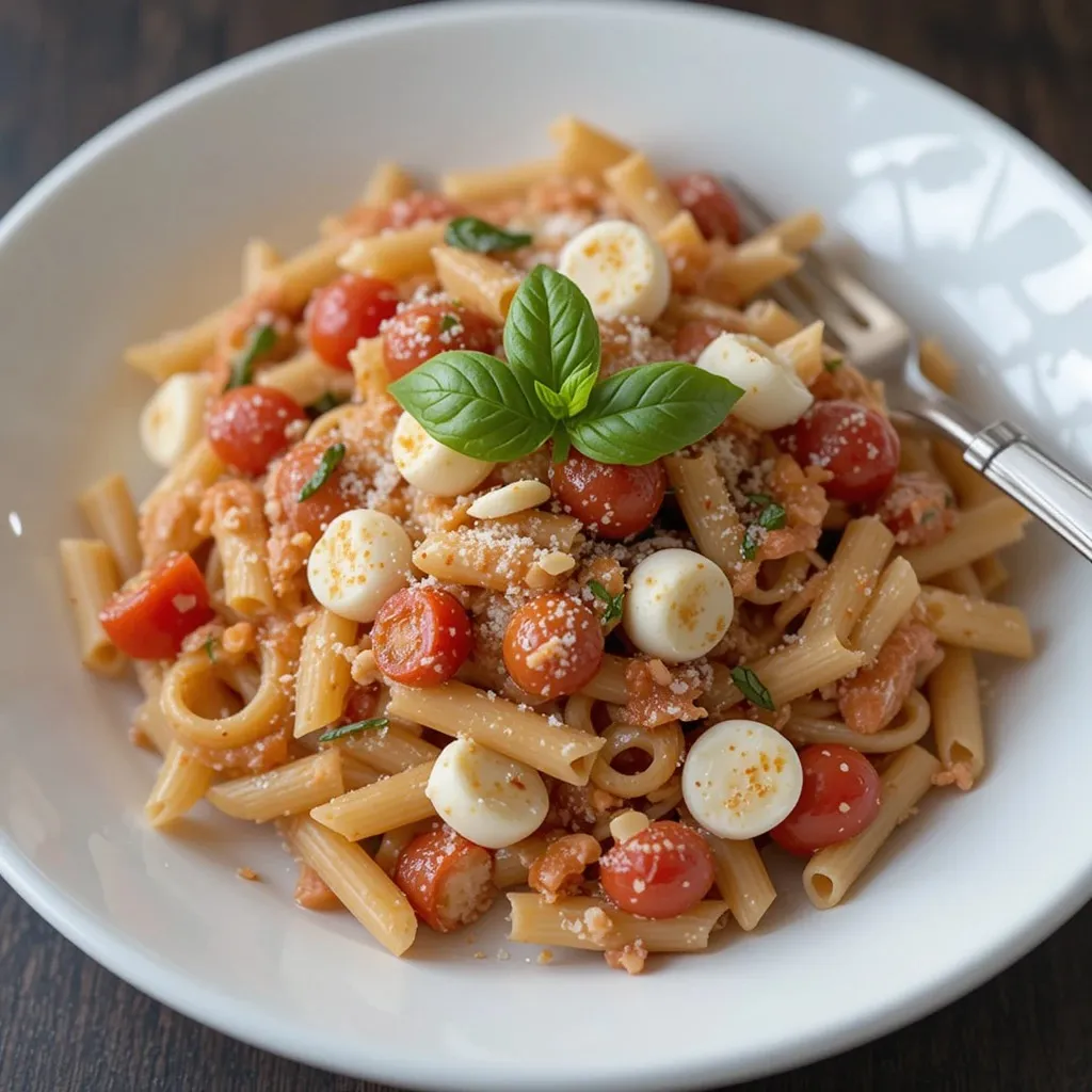 Tomato Basil Caprese Pasta