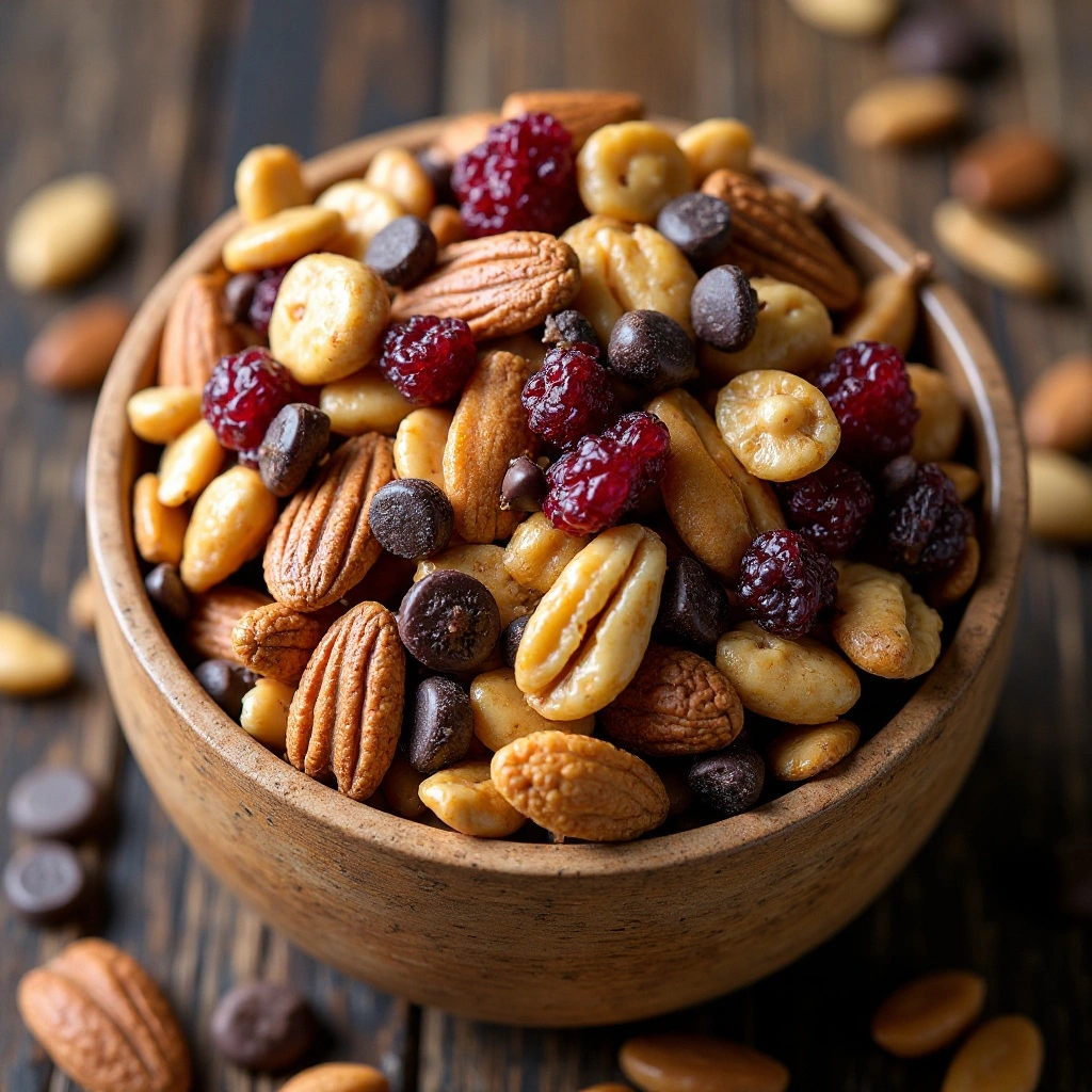 Trail Mix with Nuts and Dried Fruit