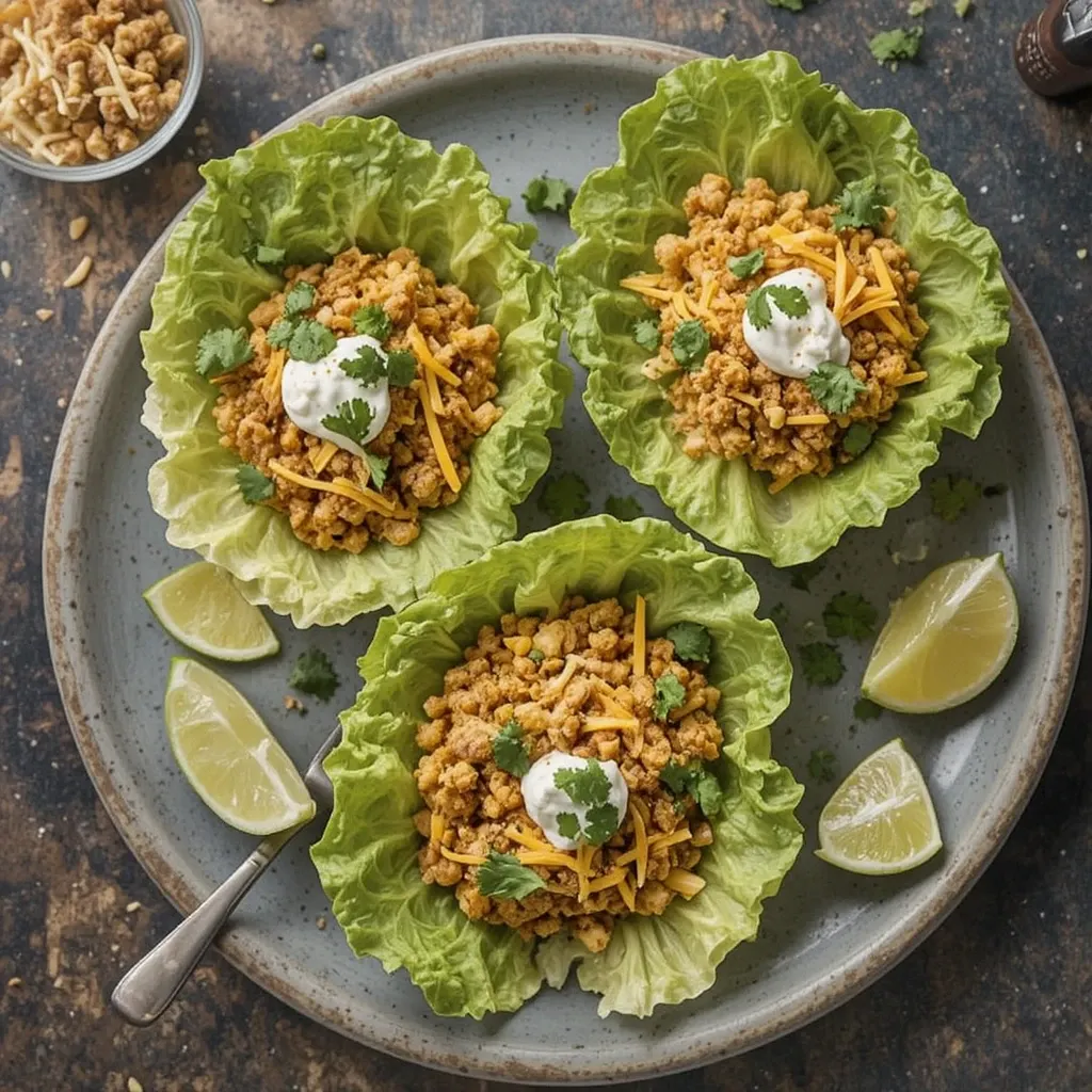 Turkey Taco Lettuce Cups