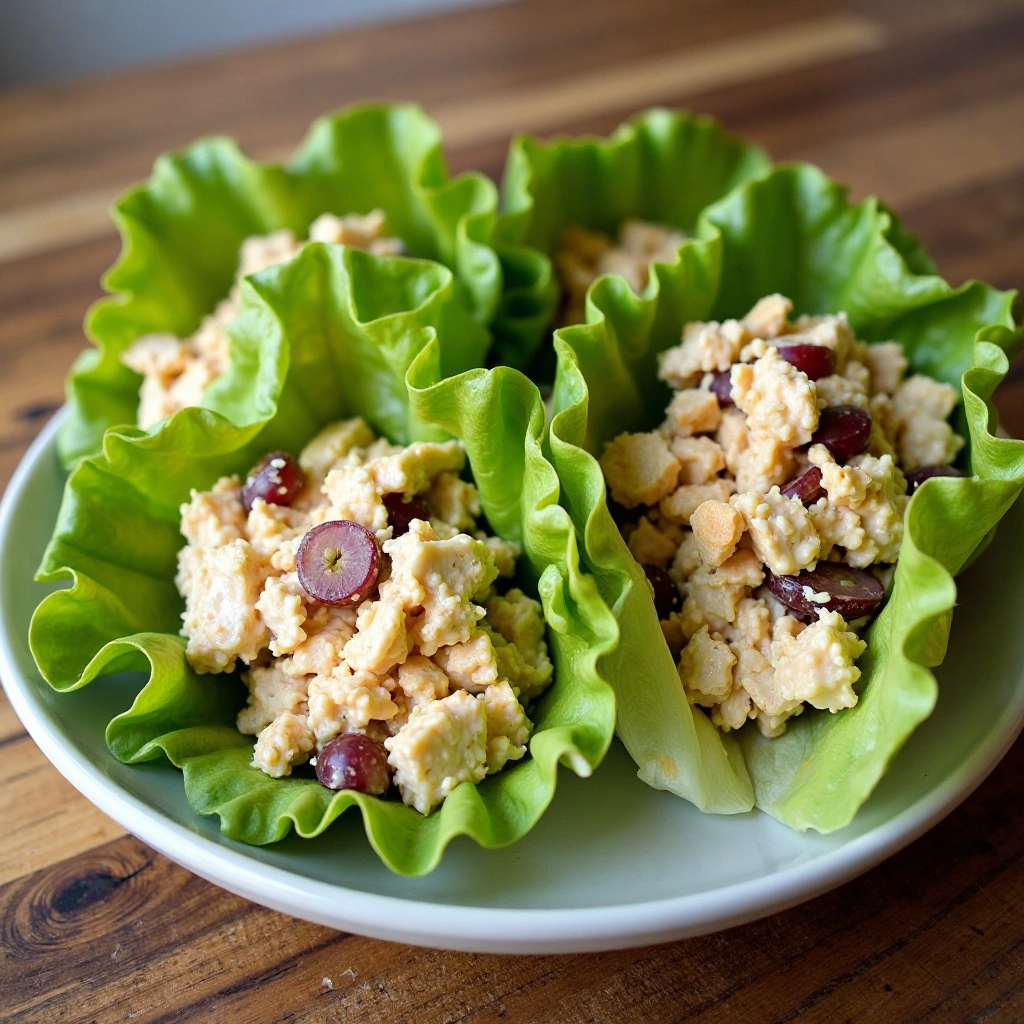 Chicken Salad Lettuce Wraps