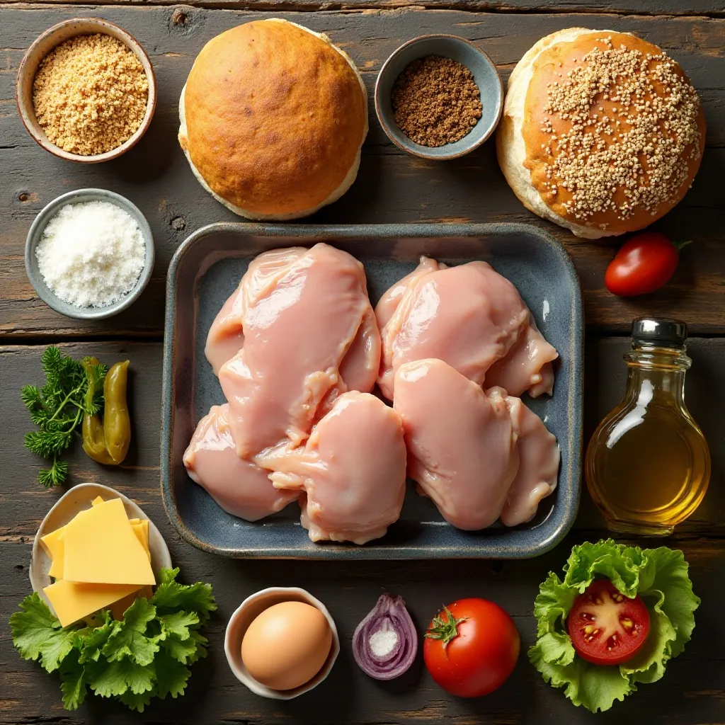 Chicken Thigh Burger