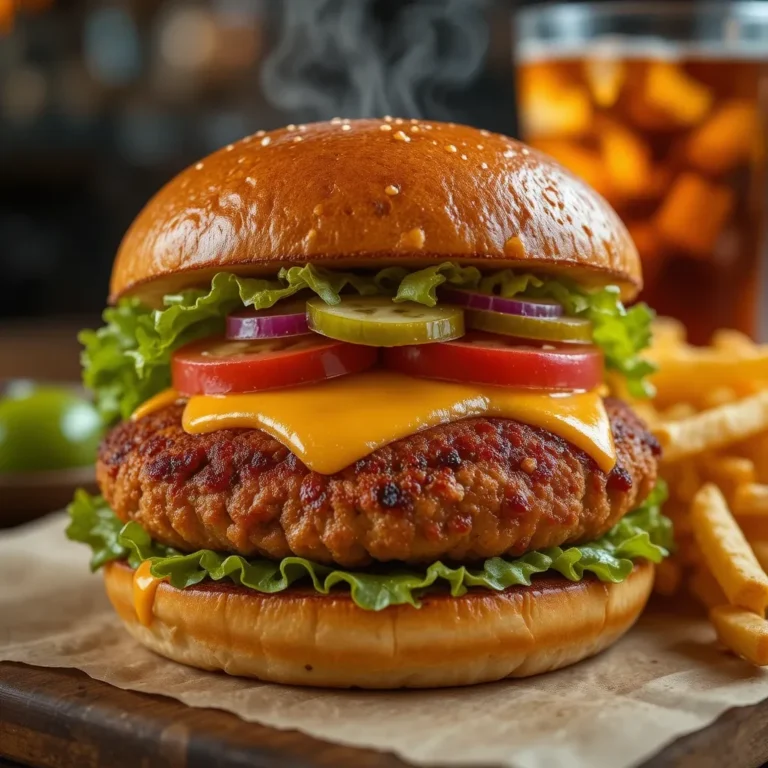 Chicken Thigh Burger