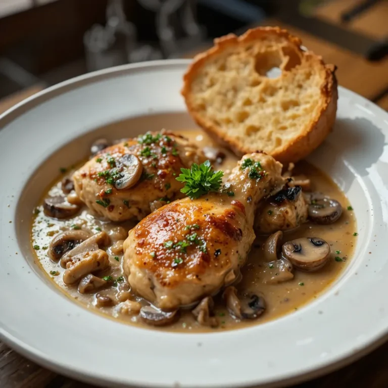 Chicken Thigh and Mushroom Recipe