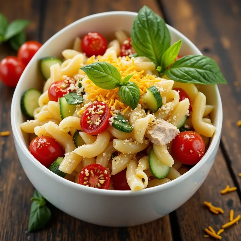 Chicken Veggie Pasta Salad