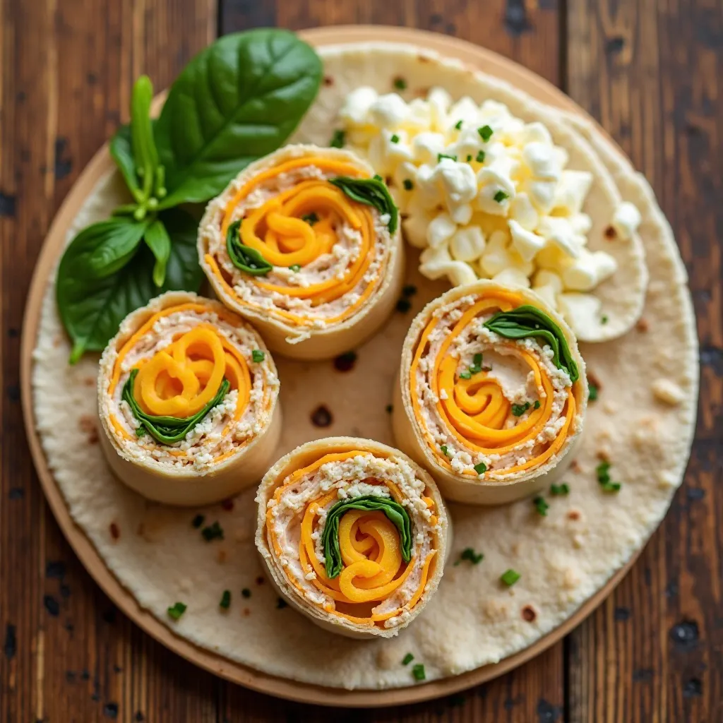 Chicken and Cheese Roll-Ups