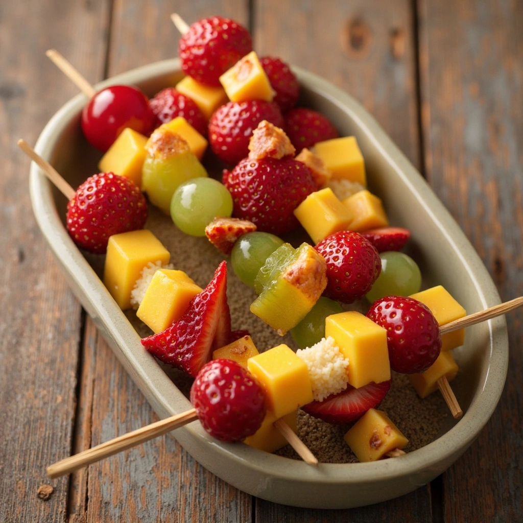 Fruit and Cheese Kabobs