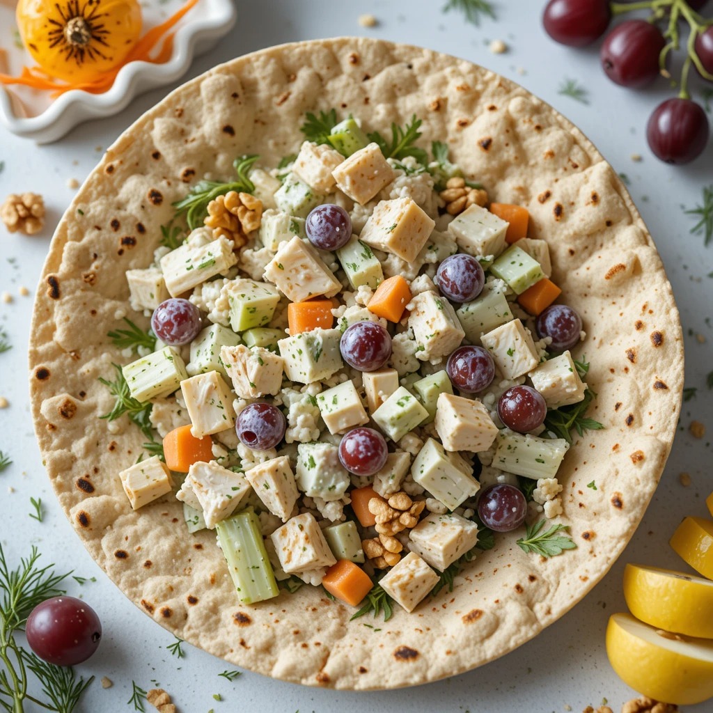Greek Yogurt Chicken Salad Wrap