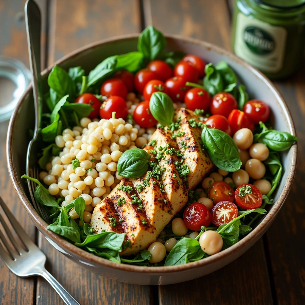 Italian Pesto Chicken Bowl