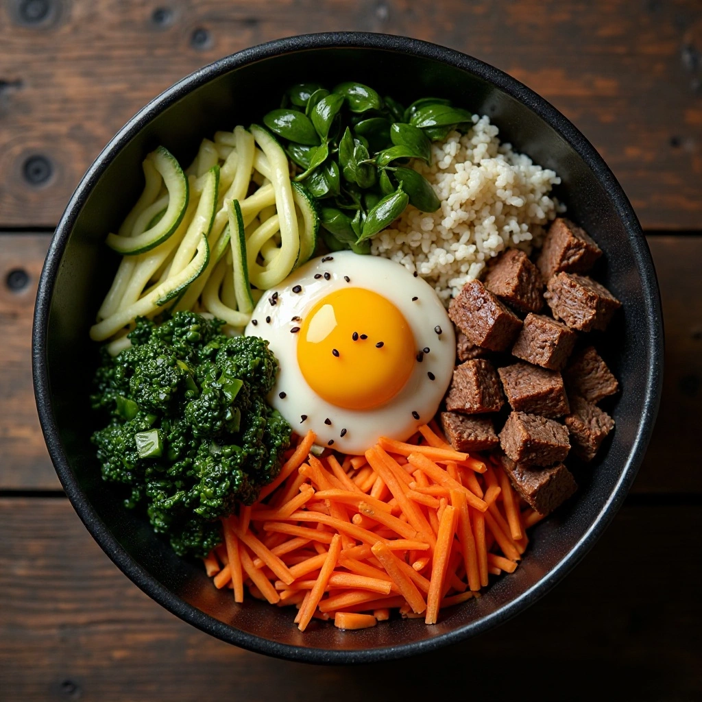 Korean Bibimbap-Style Bowl