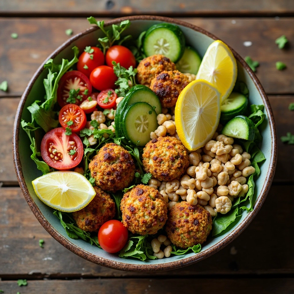 Middle Eastern Falafel Bowl