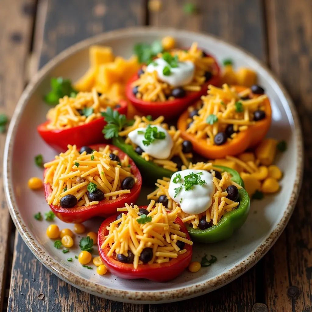 Mini Bell Pepper Nachos